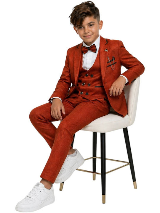 Kids' Suit Winter 6pcs Red