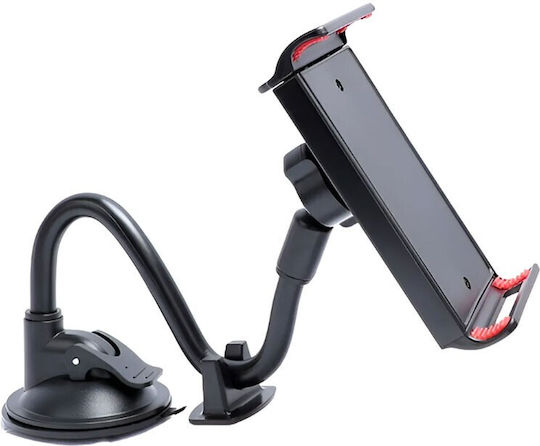 Carsun Βάση Κινητού Αυτοκινήτου με Ρυθμιζόμενα Άγκιστρα Μαύρη
