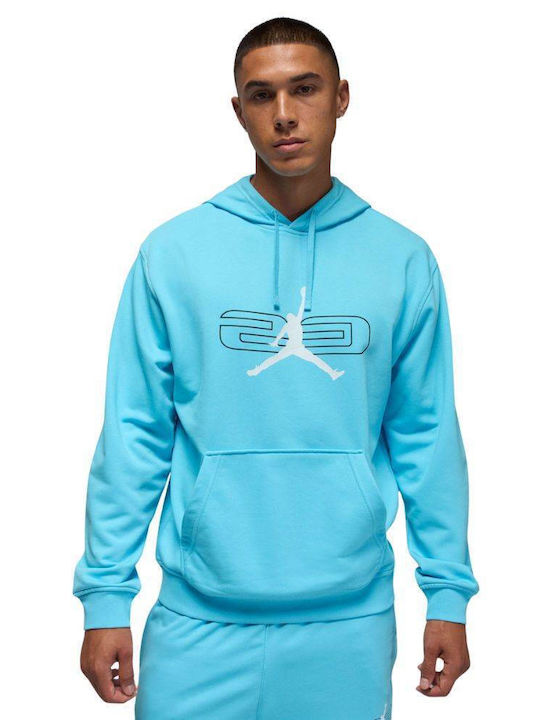 Jordan Sweatshirt Blue Chili Black with Hood