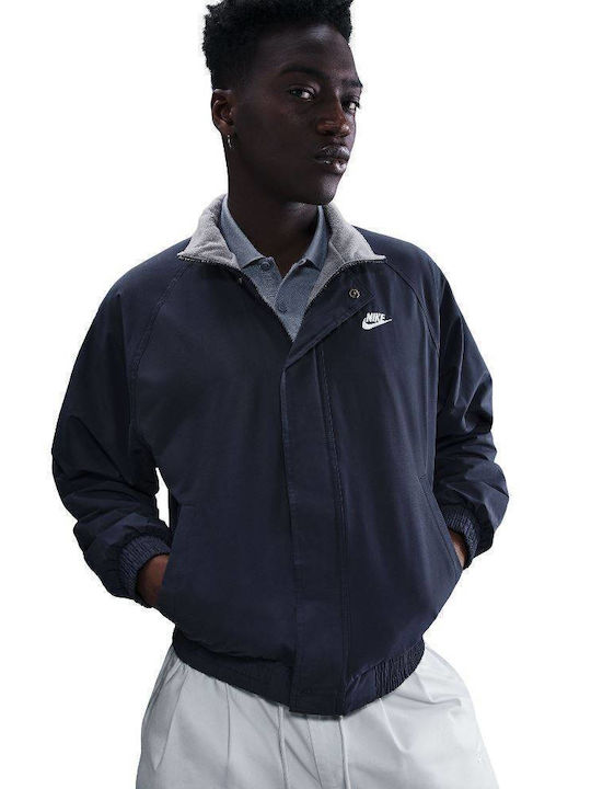 Nike Club Futura Αθλητικό Μπουφάν Obsidian / White