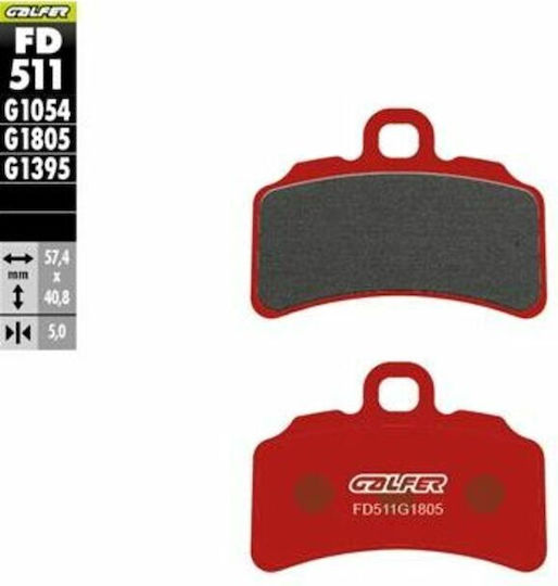 Galfer Tampoane Semi-Metalice Fd511g1805 1 Set 1 Etrier
