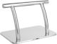 Salon Tech Wheeled Footstool Silver