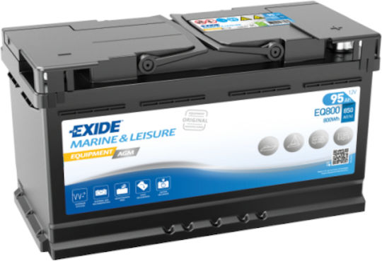Exide Batterie Boot / Auto / Lkw mit Kapazität 95Ah