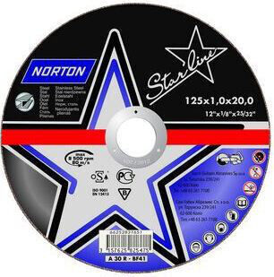 Norton Clipper Τροχός Λείανσης Starline Metal A 24 Q-bf27 180 X 22,23 X 6,0mm 66252837268