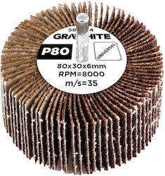 Flap Disc 80 X 30 X 6 Mm P80