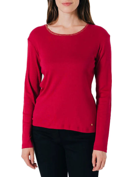 Damen T-Shirt Fuchsia