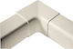 Internal Corner 70 X 55 Mm White 0705ai