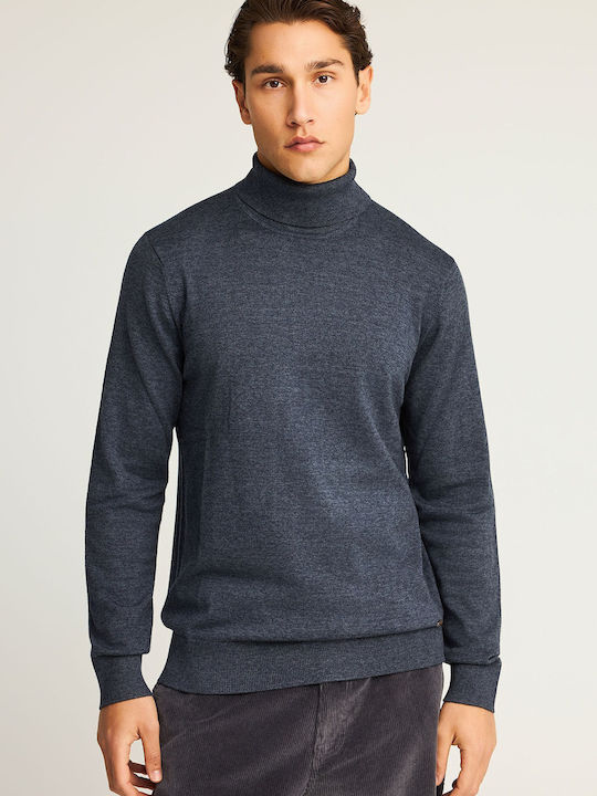Funky Buddha Langarm Pullover Marineblau