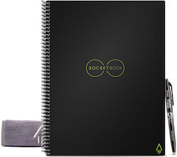 Rocketbook with White Pages A4 Black