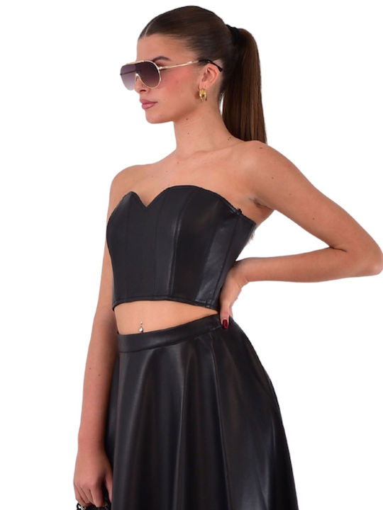 Damen Stoff Hose Schwarz