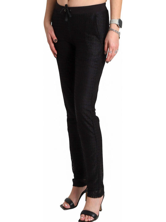 Dama Tesatura Pantaloni Negru