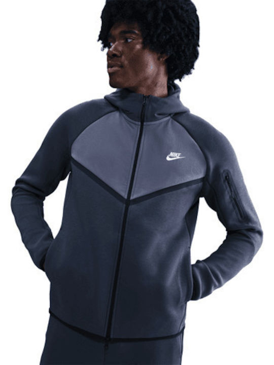 Nike Tech Tech Fleece Суитшърт Син