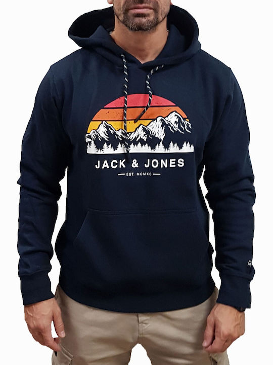 Jack & Jones Sweat Navy Blazer, Blue mit Kapuze