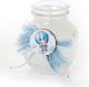 Christening Favor Jar Candle Teddy Bear Kes-111