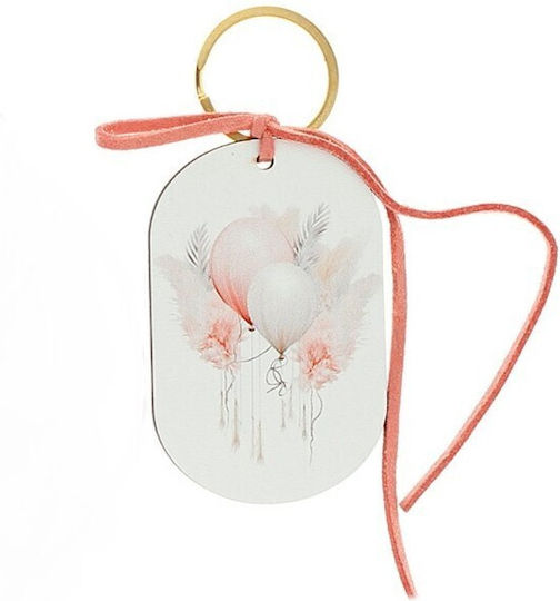 Taufgeschenke Holz Schlüsselanhänger Blume Mo-33