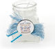 Christening Favor Jar Candle Carousel Kes-114