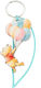 Christening Favor Wooden Keychain Teddy Bear Dmp-20