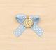 Makwedding Christening Charm Pin Light Blue 25 Pieces