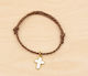 Makwedding Christening Charm Bracelet Brown 25 Pieces