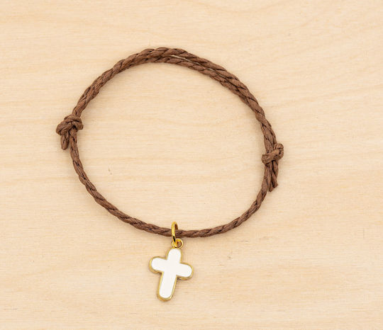 Makwedding Christening Charm Bracelet Brown 25 Pieces