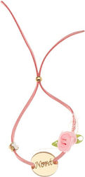 Bellissimo Amulet De Botez Breloc Roz 1 Buc M-705