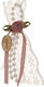 Bellissimo Christening Charm Keychain Beige 50 ...