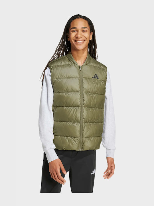 Essentials Ärmellos Jacke Puffer Wasserdicht Khaki