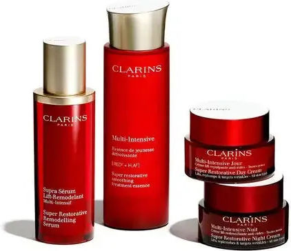 Clarins Multi-intensive Комплект за грижа за кожата 4бр