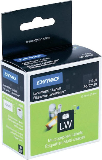 Dymo 11353 1000 Αυτοκόλλητες Ετικέτες σε Ρολό 12x24mm