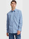 Long-sleeved Shirt Striped Placid Blue