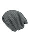 Beanie Unisex Σκούφος Πλεκτός σε Γκρι χρώμα