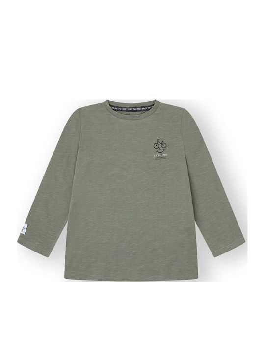 Kinderhemd Langarm Khaki