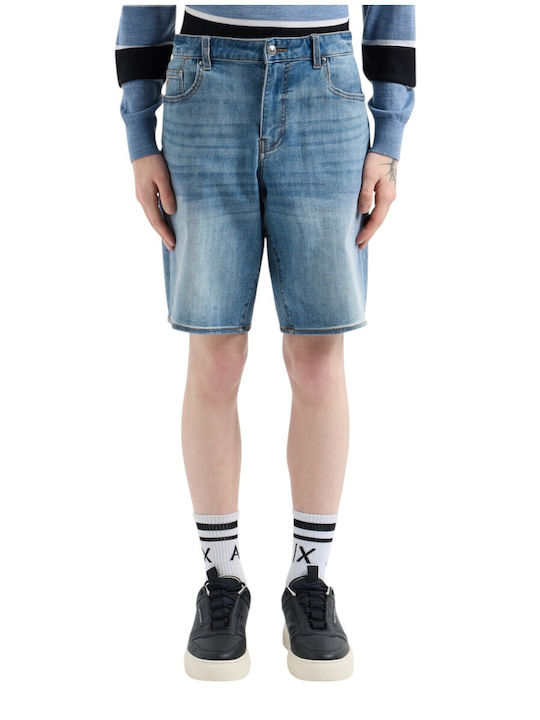 Herrenshorts Jeans Blau