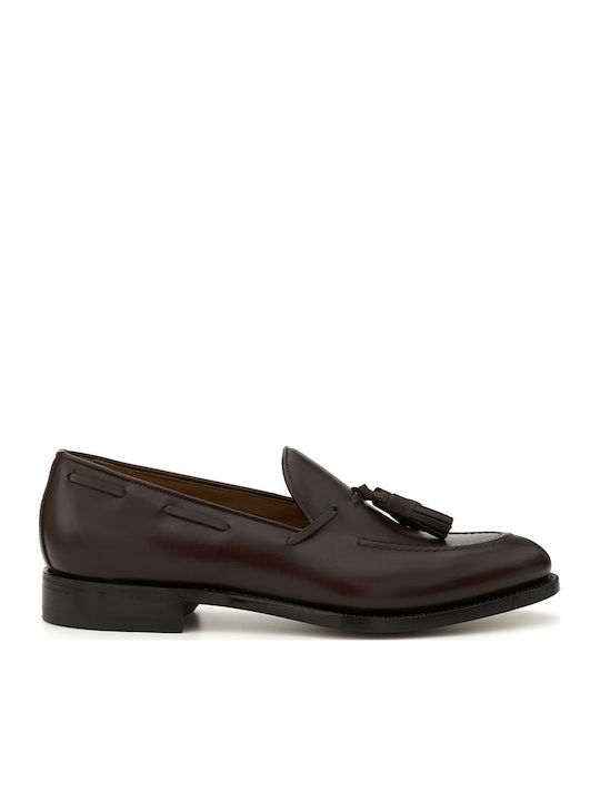 Leder Herren Mokassins in Braun Farbe