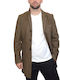 Herren Mantel Beige-brown