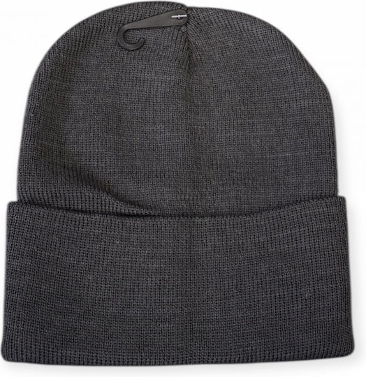 Beanie Unisex Beanie Knitted in Gray color