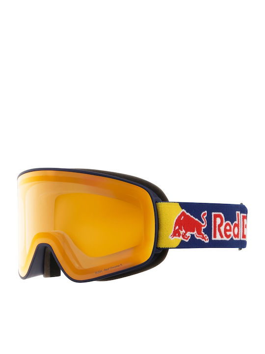 Red Bull Spect Ски & Сноуборд Маска Детска Син с Леща в Цвят Син