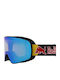 Red Bull Spect Μάσκα Σκι & Snowboard Ενηλίκων Μαύρη με Φακό Καθρέπτη σε Μαύρο Χρώμα