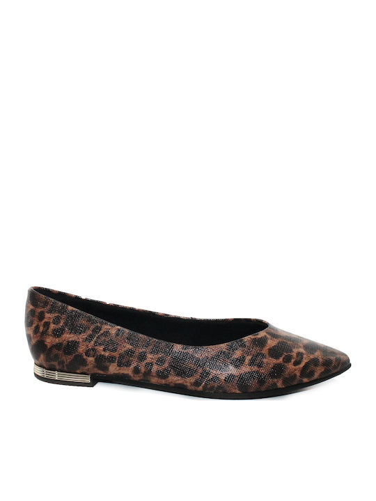 Anatomic Pointy Leopard Ballerinas leopard