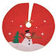 Christmas Tree Skirt Red