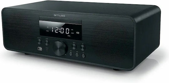 Muse Ηχοσύστημα 2.0 M-880FBC 80W με CD / Digital Media Player και Bluetooth Μαύρο