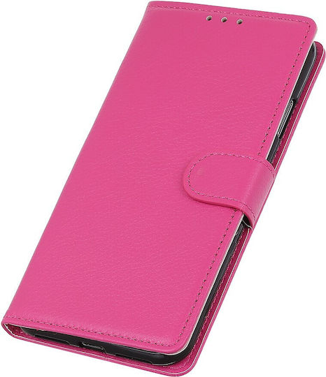 Halterung Brieftasche Leder Fuchsie (Huawei Y6 2019)