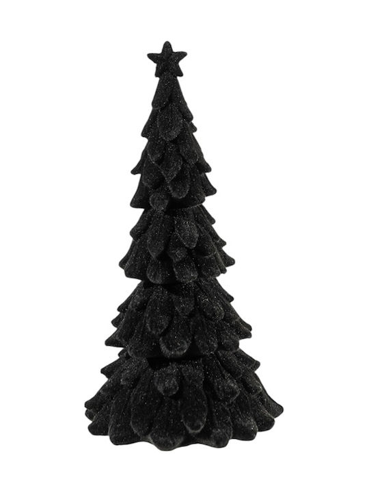 Decorațiune de Crăciun Plastic Braduleț 21cm. Negru