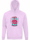 Kinder-Sweatshirt mit Kapuze Creamy Pink Demon Hunters