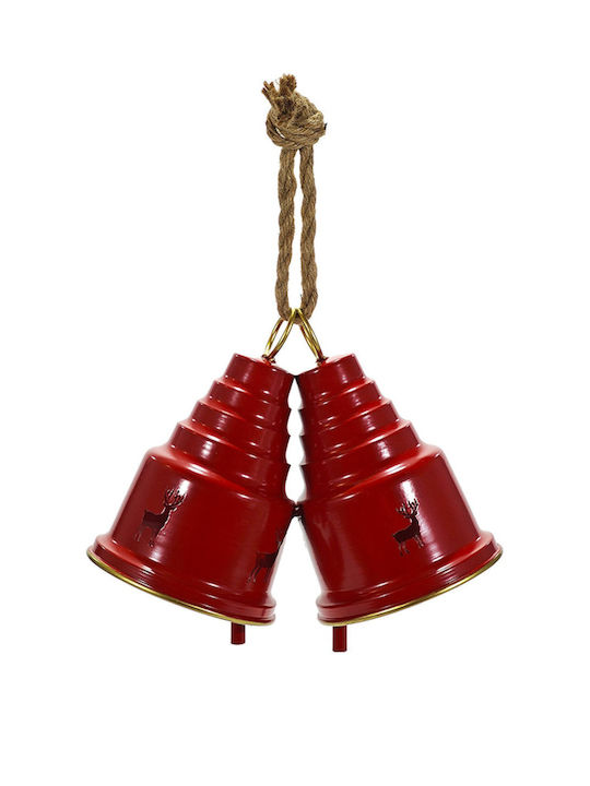 Glocke Rote Elch Set 2 0x0x22cm Einfarbig Gtr