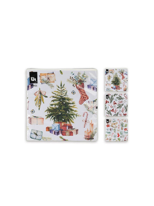 Zaros Weihnachtsservietten L33xB33cm.