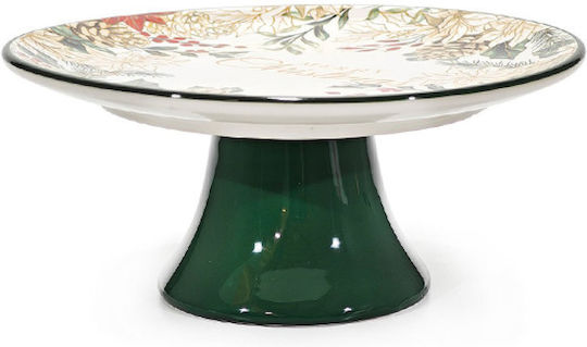 General Trade Weihnachtliche Tortenständer Grün L22xB22cm.