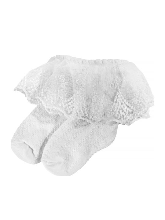 Olay Socks Детски къси чорапи White