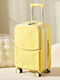 Kourk Forecast Cabin Hard Suitcase Yellow with 4 Wheels Height 52cm