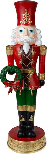 Zen Collection Weihnachts-Nussknacker Rot aus Kunststoff Höhe 79.5cm.